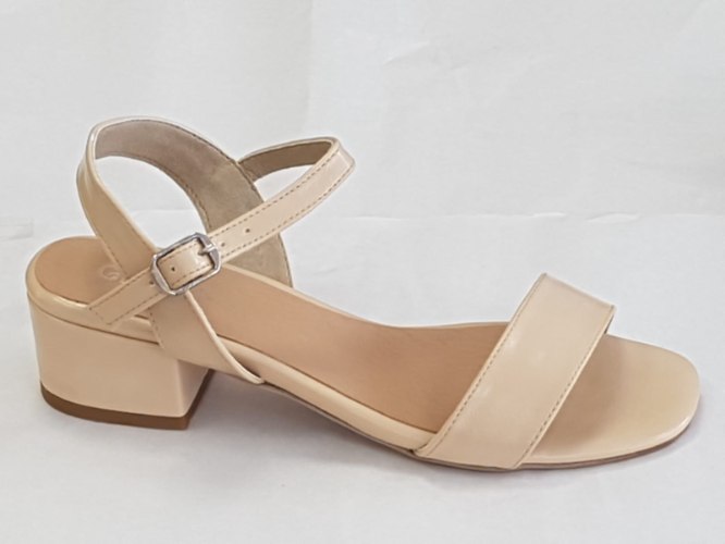 סנדל עקב 4 דמוי עור