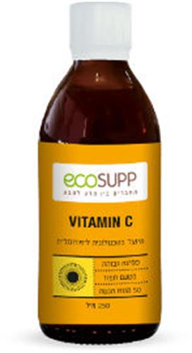 אקוסאפ ויטמין C בטכנולוגיה ליפוומלית ספיגה גבוהה 250 מל