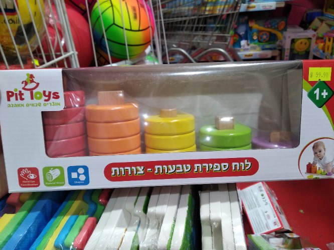 לוח ספירת טבעות-צורת עץ