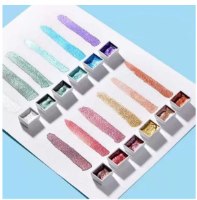 ערכת יצירה זוהרת - 12 צבעי מים