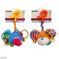 רעשן בובה להתפתחות הילד עם קליפס עם נשכן