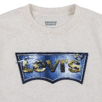 חולצת טישרט בז לוגו ג'ינס LEVIS