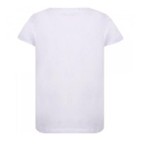 טישירט בנות לוגו CK לבן 4-16