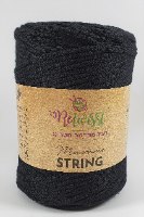 חוט מקרמה סינגל סטרינג 3 מ"מ 160 מ' - שחור