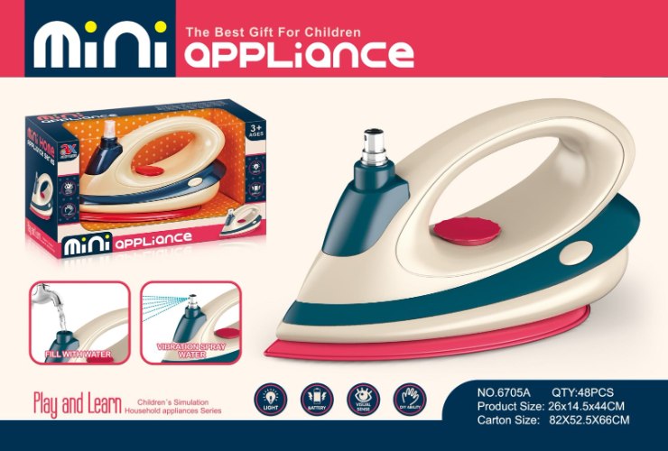 מגהץ מדליק אורות