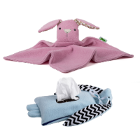 מארז מתנה ליולדת: שמיכי וללה אפצ'י (ניתן לבחור את צבע כל אחת מהפריטים)