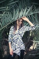 ג'קט אנפה שחור לבן