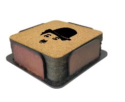 צ'ארלי צ'אפלין תחתיות לכוסות