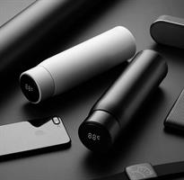 תרמוס חכם עם צג טמפרטורה לקר וחם- Thermostemp