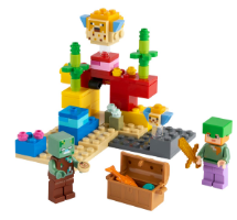 לגו Minecraft 21164 ריף האלמוגים