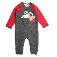 אוברול פוטר טרקטור בייבי בנים