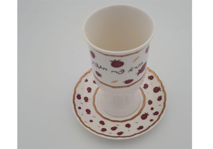 גביע קידוש עיטור רימונים