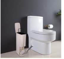 2 ב-1! פח אשפה+מברשת אסלה