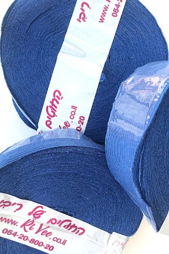 חוטי טריקו לסריגה צבע כחול רויאל