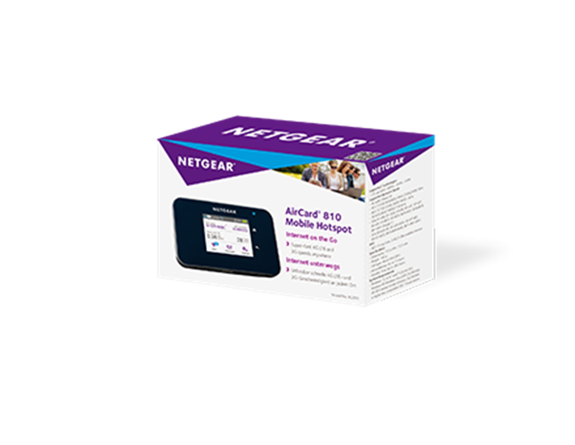 נתב / ראוטר נייד Netgear AirCard 810 Mobile Hotspot AC810 Wi-Fi 4G LTE 600Mbps