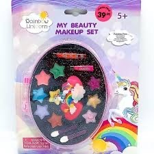 ערכת איפור בצורת עיגול או לב