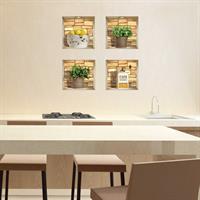 רביעיית נישות אבנים למטבח ופינת אוכל דגם 418S