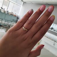 טבעת יהלום קלאסית 0.55 קראט |טבעת יהלום זהב צהוב 14 קרט|תעודה IGL