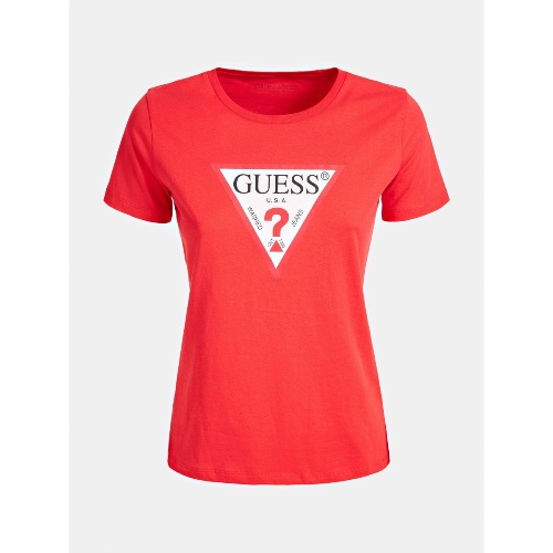 טישירט אדומה לוגו GUESS