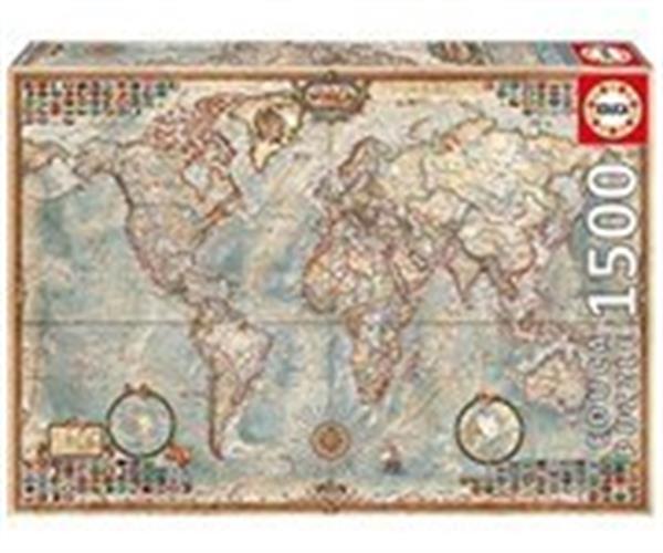 "פאזל 1500 חל' - מפה פוליטית"