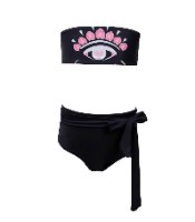 בגד ים סטרפלס עין שחור VIEW - מידות 2-16 שנים