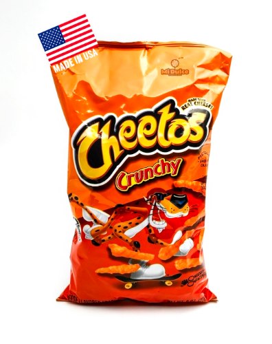 Cheetos Crunchy אמריקאי בטעם גבינה!