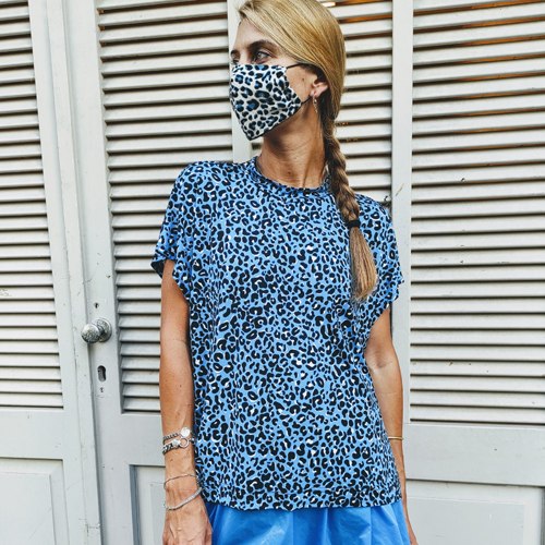 מסכה - PINK STRIPES