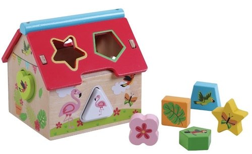 בית הצורות - בית התאם צורה מעץ פיט טויז