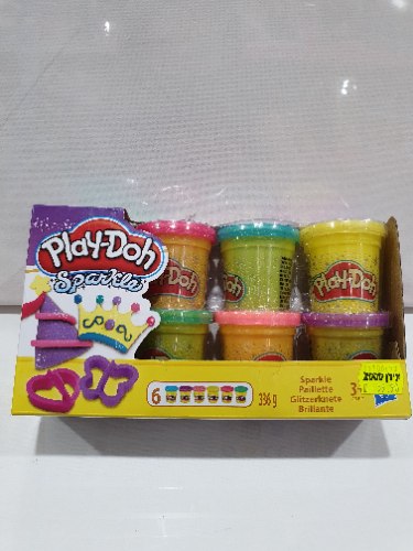 Play-doh בצק עם נצנצים