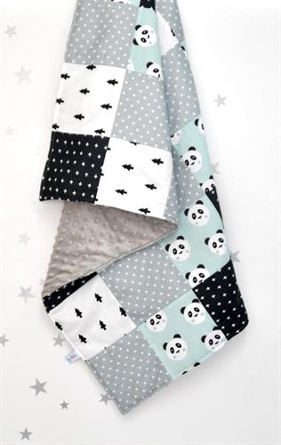 שמיכת טלאים פנדה