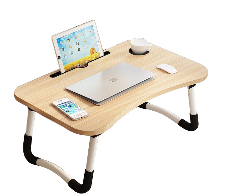 שולחן מתקפל למחשב נייד עץ