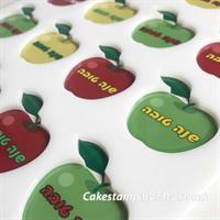 לוח סטנסיל תפוחים