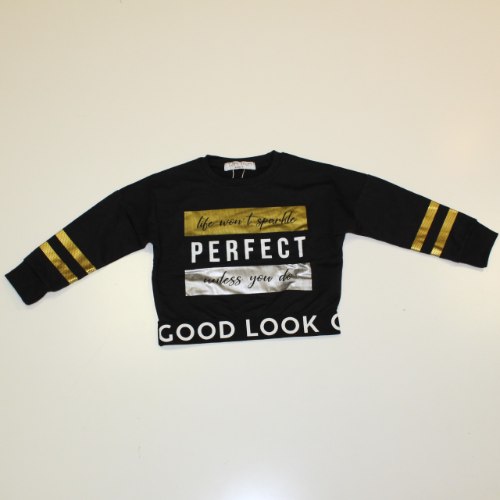 חולצה פוטר ילדות PERFECT שחור