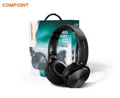 אוזניות בלוטוס בצבע שחור מבית COMPOINT