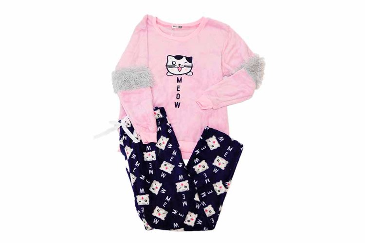 פיג'מת פלפי חתול נשים