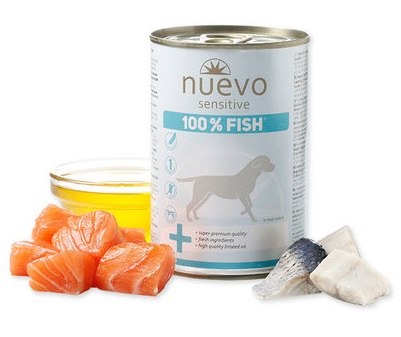 נואבו סנסטיב 100% דגים 400 גרם