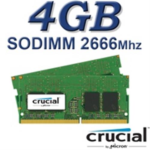 זיכרון ‏למחשב נייד 4GB 2666Mhz Crucial CT4G4SFS8266
