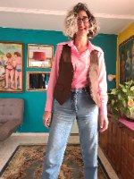 וסט אלגנטי ומבריק מידה L/XL