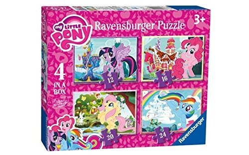 4 פאזלים בקופסא - MY LITTLE PONY