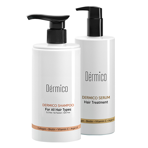 מארז שמפו +סרום לשיער, Dermico