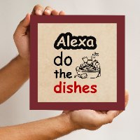 Alexa do the dishes