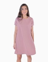 שמלה סקובה חלקה