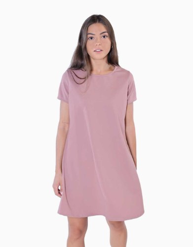 שמלה סקובה חלקה