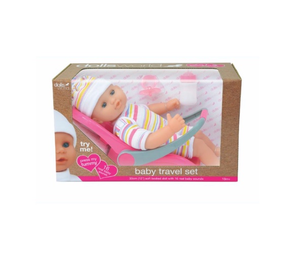 בובת תינוק עם סלקל + צליל