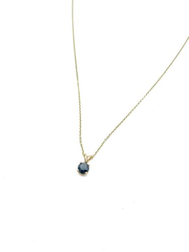 שרשרת יהלום שחור זהב 14 קראט