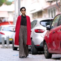 מעיל WEST - אדום