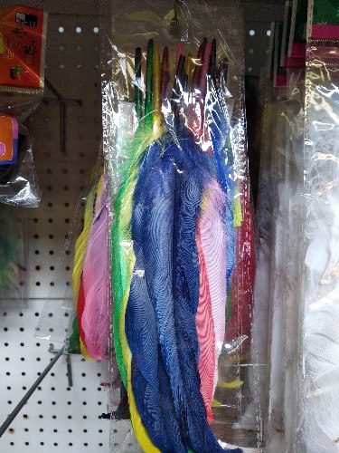 נוצות צבעוניות 18 סמ