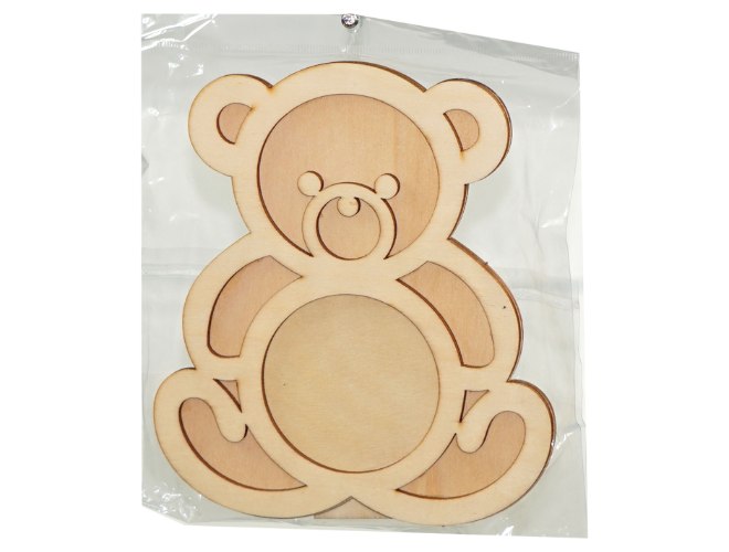 מסגרת עץ דגם דובי