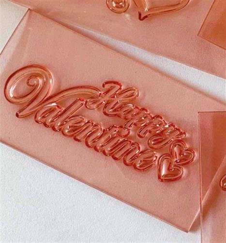 חותמת דגם 3 Happy valentines day