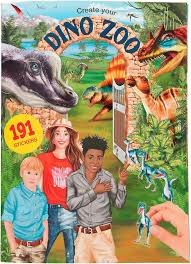 טופ מודל חוברת עבודה גן חיות דינוזאורים TOP MODEL